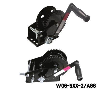 Trailer Winches, Black Powder Coated